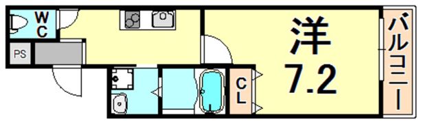 フジパレス出屋敷V番館の間取り画像