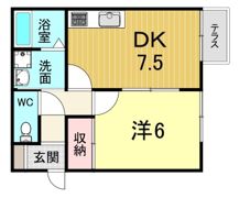 浜ハイツの間取り画像