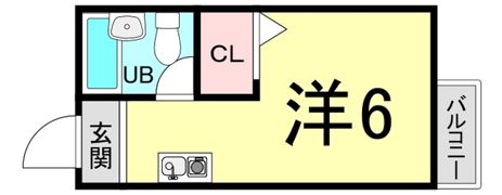 ジョンメゾン西立花の間取り画像