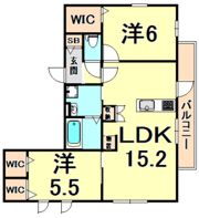 へーベルメゾントウワの間取り画像