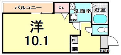 フジパレス立花駅南2番館の間取り画像