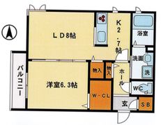 シャーメゾン ボ・ボヌールの間取り画像