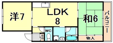 ハイツコスモの間取り画像