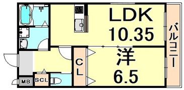ネクステージ立花2番館の間取り画像