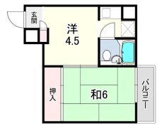 パラツィーナ立花の間取り画像