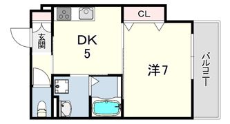 ラモーナ東本町IIの間取り画像