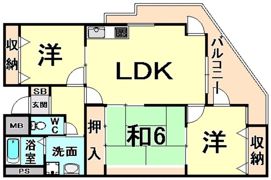イーリス武庫之荘の間取り画像
