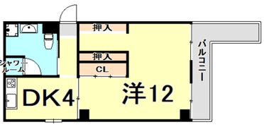 武庫之荘大松プラザの間取り画像