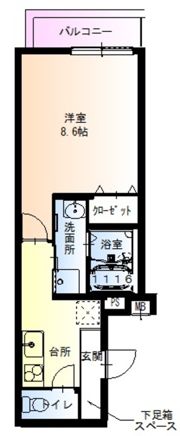 フジパレス出屋敷6番館の間取り画像