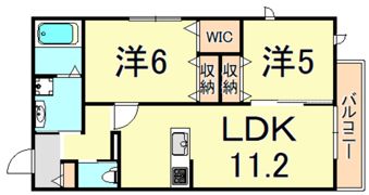 シャロームナカムラ3番館北棟の間取り画像