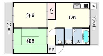 橋本マンションの間取り画像