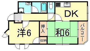 リバーヒル武庫之荘の間取り画像