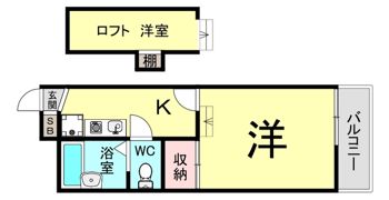 アバントコート尼崎の間取り画像