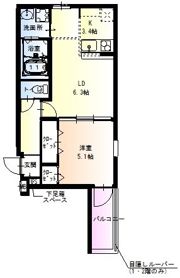 フジパレス阪急武庫之荘駅東の間取り画像