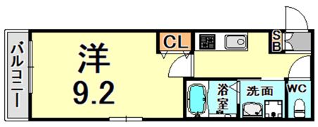 モレス・ヴィラ尼崎の間取り画像