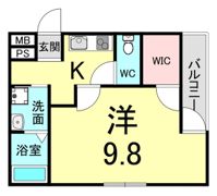 フジパレス立花町二丁目1番館の間取り画像