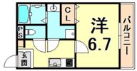 ケイズスクエア尼崎の間取り画像
