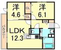 SERENDIPITY武庫之荘の間取り画像