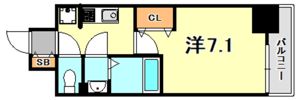 フレシール昭和通の間取り画像