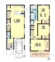 アイビス東園田の間取り画像
