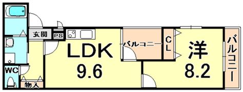 フジパレス立花町III番館の間取り画像