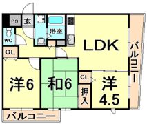 ノースフレアの間取り画像