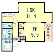 フジパレス尼崎杭瀬I番館の間取り画像