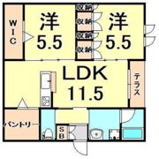 ROBUSTO 東園田の間取り画像