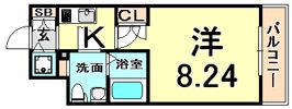 エス・キュート尼崎2の間取り画像