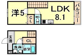 メゾネット MORINOVUの間取り画像