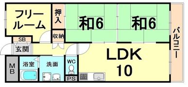 サンシャイン塚口の間取り画像