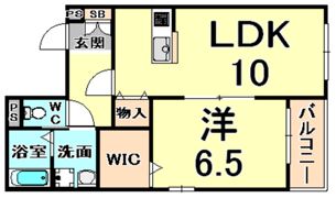 ラティエラの間取り画像