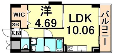 ディアコート野村の間取り画像