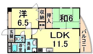 パティオ2の間取り画像
