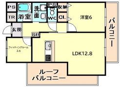 コスモ塚口南1の間取り画像