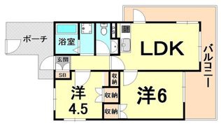 武庫川フレックスの間取り画像