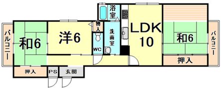 ハウゼ富士の間取り画像