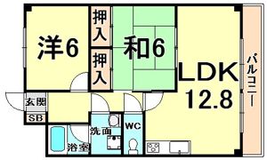 ソシア武庫川の間取り画像
