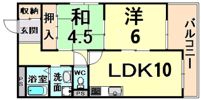 セレニティ武庫之荘の間取り画像