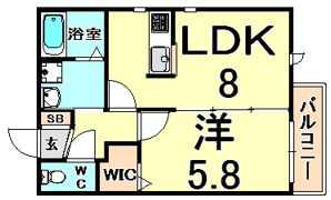 へーベル武庫之荘の間取り画像