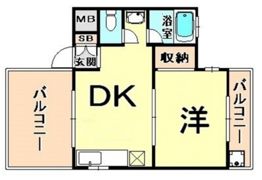 桜木マンションの間取り画像