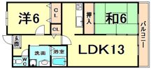 ツイン武庫川ウエストの間取り画像