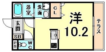 シャーメゾン道意の間取り画像