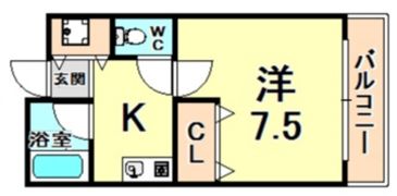寺町ハウスの間取り画像