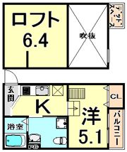 スカイヴィラ東難波の間取り画像