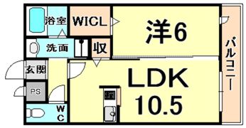 グランメール タカミの間取り画像