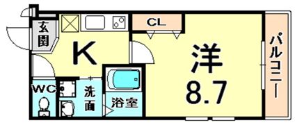 フジパレス北城内EASTの間取り画像