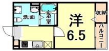 アパッショハート武庫川の間取り画像