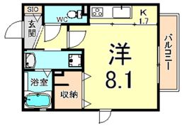 ベェルウェル稲葉の間取り画像