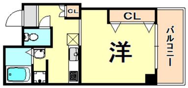 ドムール尼崎の間取り画像